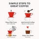 thumbnail image 4 of Cono Filtro de Café Fino Tamaño 2 Rojo para 2-6 Tazas, 4 of 9