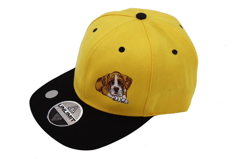 Righel - Jockey Amarillo Con Bordado Bulldog