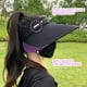 thumbnail image 4 of Sombreros con visera para mujer, ala ancha, protección UV, para playa, verano, 4 of 6