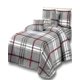 thumbnail image 1 of Cubrecamade Verano 2 Plazas Diseño Cuadros Gris, 1 of 4