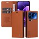 thumbnail image 1 of Funda Billetera de Cuero para Xiaomi 17 Pro con Tarjetero y Soporte - Tapa Magnética Marrón, 1 of 5