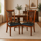 thumbnail image 2 of Pack x2 sillas de comedor madera roble americano tapizada en ecocuero, 2 of 3