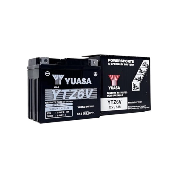 Batería Yuasa YTZ6V 5 Ah 90 CCA para Moto