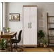 thumbnail image 3 of Alacena Armario Multiuso 2 Puertas con Llave Canela Arena 187x60.9x37.3 cm MDP Be Design, 3 of 6