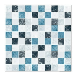 Mobii - Piso Vinilico Adhesivo. Simil Ceramica. 0,9 M2. 1502 Multicolor