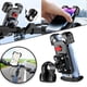 thumbnail image 4 of Soporte de teléfono para bicicleta - Soporte de motocicleta ajustable con rotación de 360°, clip universal para manillar de scooter para smartphones de 5,1" a 6,8-Negro, 4 of 7