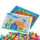 thumbnail image 1 of 296/352/592pcs 3D Puzzle Game Puzzle Board Gift Creative Educational Toy DIY Handmade Toy Mushroom Nail Plastic Bead Creative Toy, 1 of 2