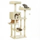 thumbnail image 1 of Condominio de felpa Cat Tree Feandrea Cat Tower de varios niveles, color beige, 1 of 9