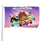 thumbnail image 1 of Wonder Pets en la Ciudad Bandera impresa con temática, regalo perfecto para fanáticos, amigos y familiares, y adecuada para actividades al aire libre e interiores, decoraciones de fiesta. 120*180CM, 1 of 6