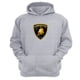 thumbnail image 1 of Polerón Canguro Lamborguini Gris Claro Talla Xl Unisex, 1 of 3
