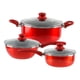thumbnail image 1 of Bateria Monte 6 Piezas Con Wok Rojo, 1 of 1