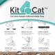 thumbnail image 5 of Arena sanitaria hidrofóbica natural KIT4CAT para recolección de muestra de orina de gato, 2 lb, 5 of 8