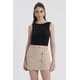thumbnail image 1 of Polera Mujer Con Bote Abertura Negro, 1 of 4