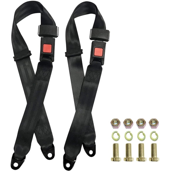 Kit de Cinturones de Seguridad ROSROLLA 2 Unidades 138‑95 cm Universal