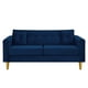 thumbnail image 1 of Sofa New Retro 3c Felpa 01 Azul Marino, 1 of 6
