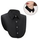 thumbnail image 2 of Blusa con cuello falso desmontable para mujer (blanco y negro), 2 of 8