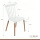 thumbnail image 5 of Comedor Mesa Rectangular vidrio 120x80 + 6 sillas Windsor blanca, 5 of 8