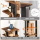 thumbnail image 5 of Estante para zapatos HOOBRO, vertical, de madera, color marrón rústico, 8 niveles, 5 of 9