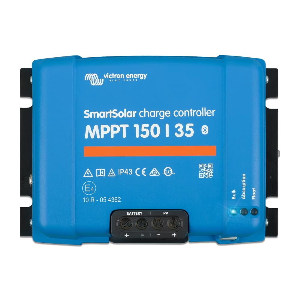 Controlador De Carga Solar Victron Energy Smartsolar Mppt (bluetooth) - Controladores De Carga Para Paneles Solares - 150 V, 35 A, 12/24/36/48 V