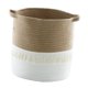 thumbnail image 4 of Cesta Para La Colada Cesta De Cuerda De Algodón De 13 X 12 Pulgadas Almacenamiento Tejido Con Asas Marrón, 4 of 6