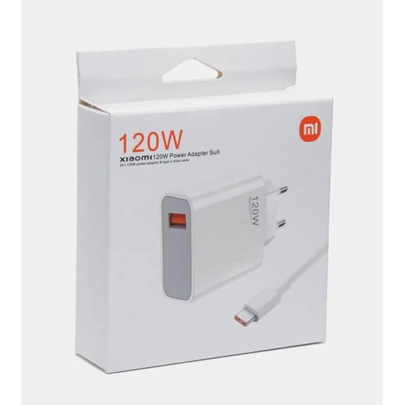 Cargador Xiaomi 120w Carga Rápida