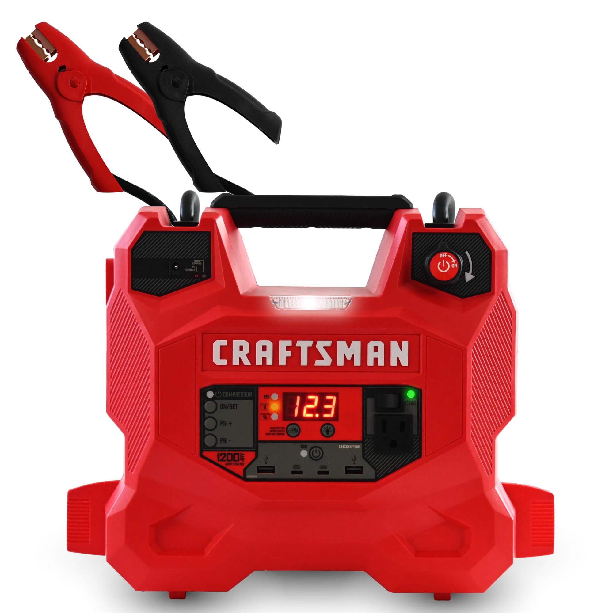 Arrancador De Baterías De Coche Y Central Eléctrica Portátil Craftsman 1200a