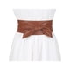 thumbnail image 5 of INSPIRE CHIC Cinturones Obi para Mujer Tallas Grandes Lazo Autoadherente Envolver Ancho Faja Cinturón para Vestidos Marrón 25.59-28.35, 5 of 6