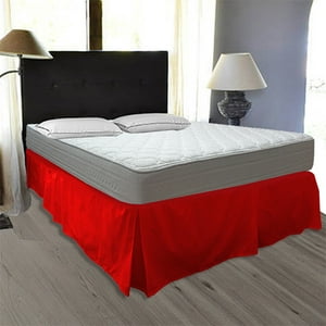 Victorianas - Faldon Superking Liso Rojo 200 Hilos