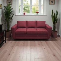 Diseños Valestrini - Sofa Sodi Tres Cuerpos Lino Rojo