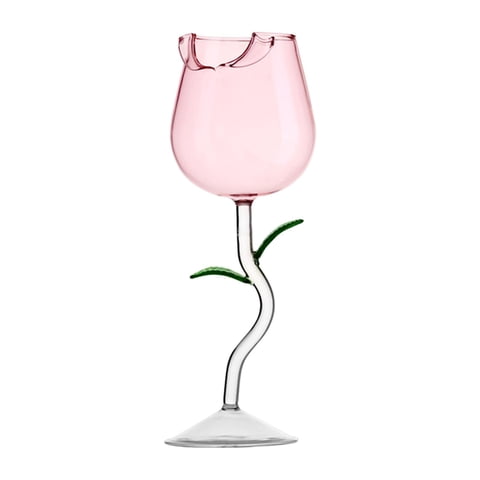 Bothyi - Vasos Transparentes De 280 Ml Para Inauguración De La Casa, Bodas, Cumpleaños, Celebraciones, Color Rosa