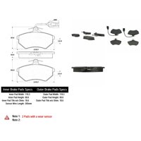 Pastillas Freno Para Auto C-Tek 102.06840