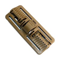 Magideal - Hebilla De Liberación Rápida De Chaleco Para Correa De 1,5 Pulgadas, Desconexión Rápida Para Portaplacas, Accesorios De Chaleco De , Resistente Al , Largo Caqui Largo