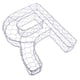 thumbnail image 1 of Alfabeto hierro alambre guirnalda marco maceta suculenta plantador de metal titular de la planta r, 1 of 5