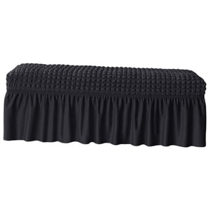 Magideal - Funda Para Banco De Comedor, Elásticas Extraíbles Para Sillas, De Funda De Asiento Elástico, Funda De Cojín Para Banco Para , Negro