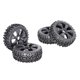 thumbnail image 4 of 4pcs 1: 8 RC Buggy Modelo De Vehículo Repuestos Rueda De Cubo De Ventilador De Neumático De Goma Negro, 4 of 5