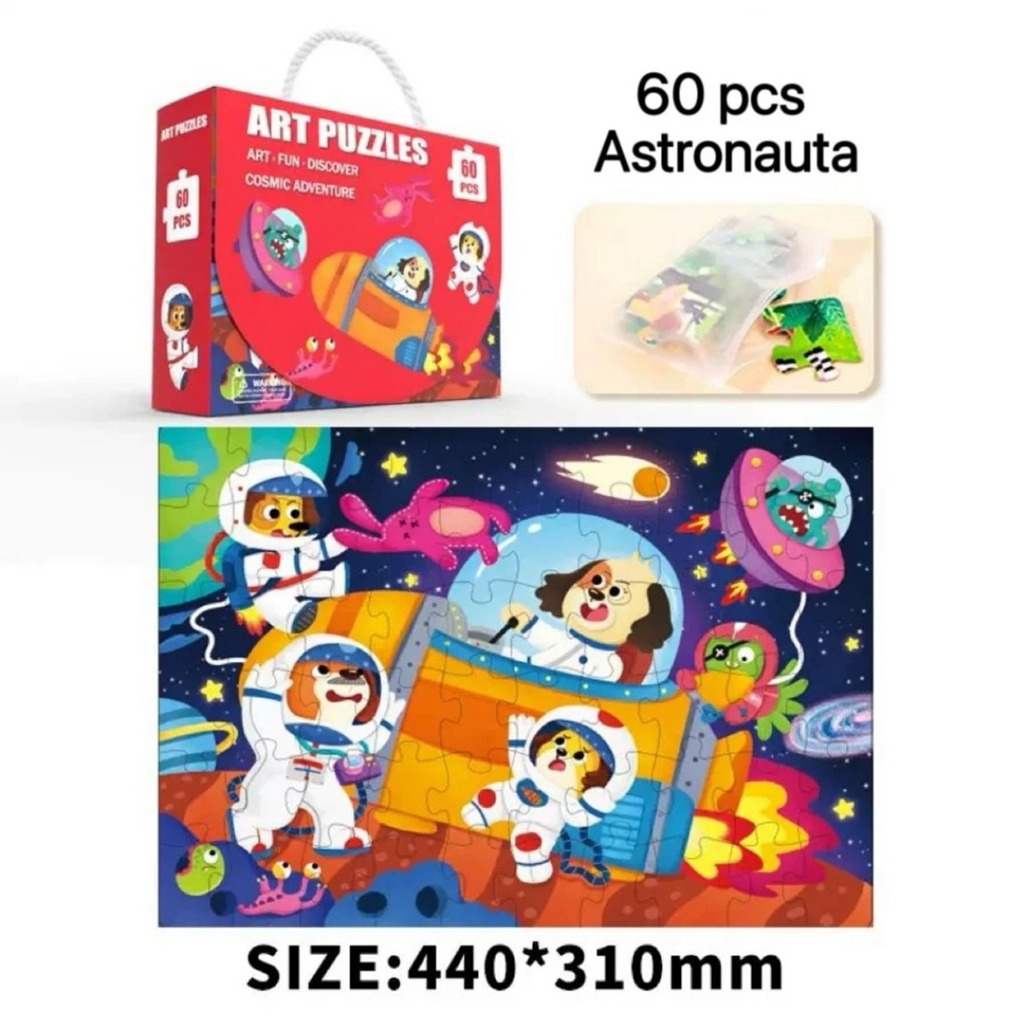 Genérico - Puzzle 60 Piezas Astronauta