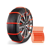 Importclick - Pack 10 Cadenas Neumático Automóvi Universal Para Nieve Antideslizante