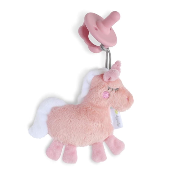 Chupete Lovey Set Itzy Ritzy de silicona con forma de unicornio