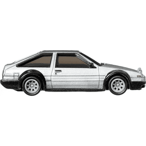 Hot Wheels Premium Toyota Ae86 Sprinter Trueno Rapido Y Furiosos