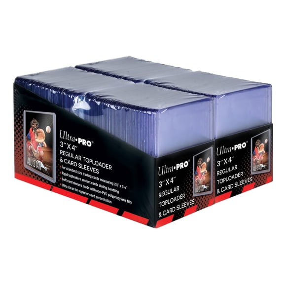 Cartuchos y fundas para tarjetas Ultra PRO, 3 x 4, transparentes, 200 quilates