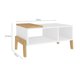 thumbnail image 2 of Mesa De Centro Bristol Blanco/Natural, 2 of 4