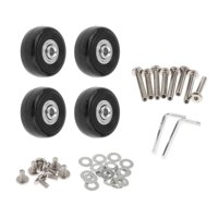 Bothyi - Arandelas De Ruedas De Maleta De Repuesto, Juego De Reparación De Ruedas Giratorias De Metal Pu, 45X18Mm