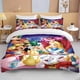 thumbnail image 1 of Alice in Wonderland Cartoon Printed Bedding Sets exquisite bed supplies set duvet cover bed comforter set luxury birthday gift Bed Sheets, 1 of 5