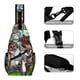 thumbnail image 3 of Amigos Animales Riñonera Bandolera con Estampado Integral para Hombres y Mujeres, Bolso Cruzado Gráfico de Tendencia, Mochila de Hombro Streetwear para Ciclismo y Deportes, Riñonera Versátil Casual, 3 of 6