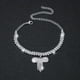 thumbnail image 1 of Shiny Rhinestone Heart Pendant Anklet - Stylish Female Accessory for Ankle Bracelet Jewelry Gift, 1 of 5