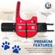 thumbnail image 4 of Chaleco salvavidas para perros Paws Aboard, ajustable, rojo, L, 4 of 7