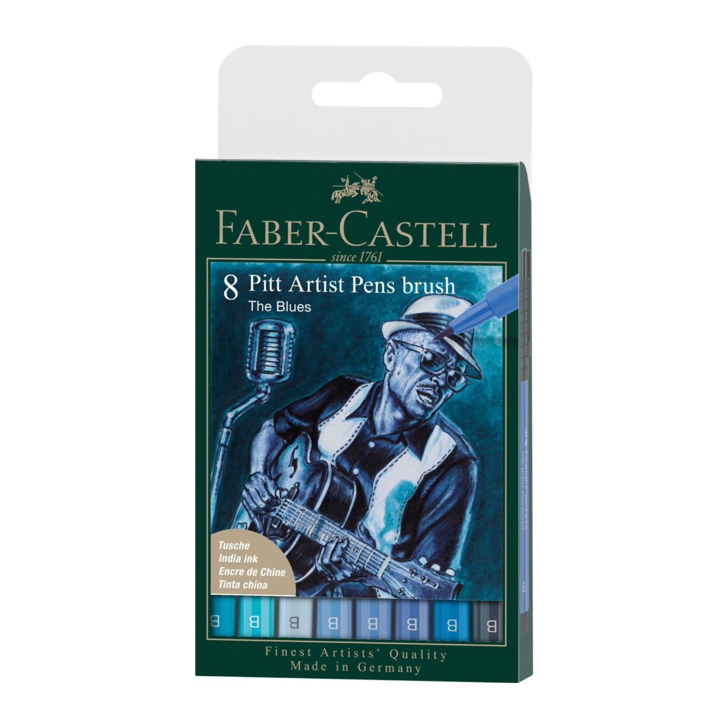 Faber Castell - Rotuladores Pitt Artist Faber-castell X8 Uds. Azules