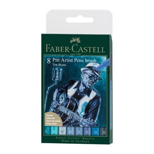 Faber Castell - Rotuladores Pitt Artist Faber-Castell X8 Uds. Azules