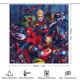 thumbnail image 2 of Los superhéroes de Marvel-theme 4-Piece Shower Curtain Set with Rugs, Waterproof Bathroom Decor Set Includes Bath Mat, U-Shaped Rug, Toilet Lid Cover and Curtain with Hooks, 2 of 6