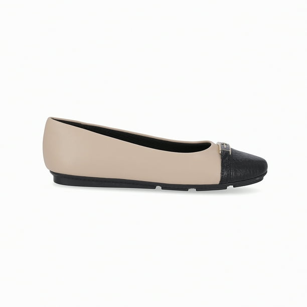 Ballerina Mujer Negro/Taupe Michele Piccadilly